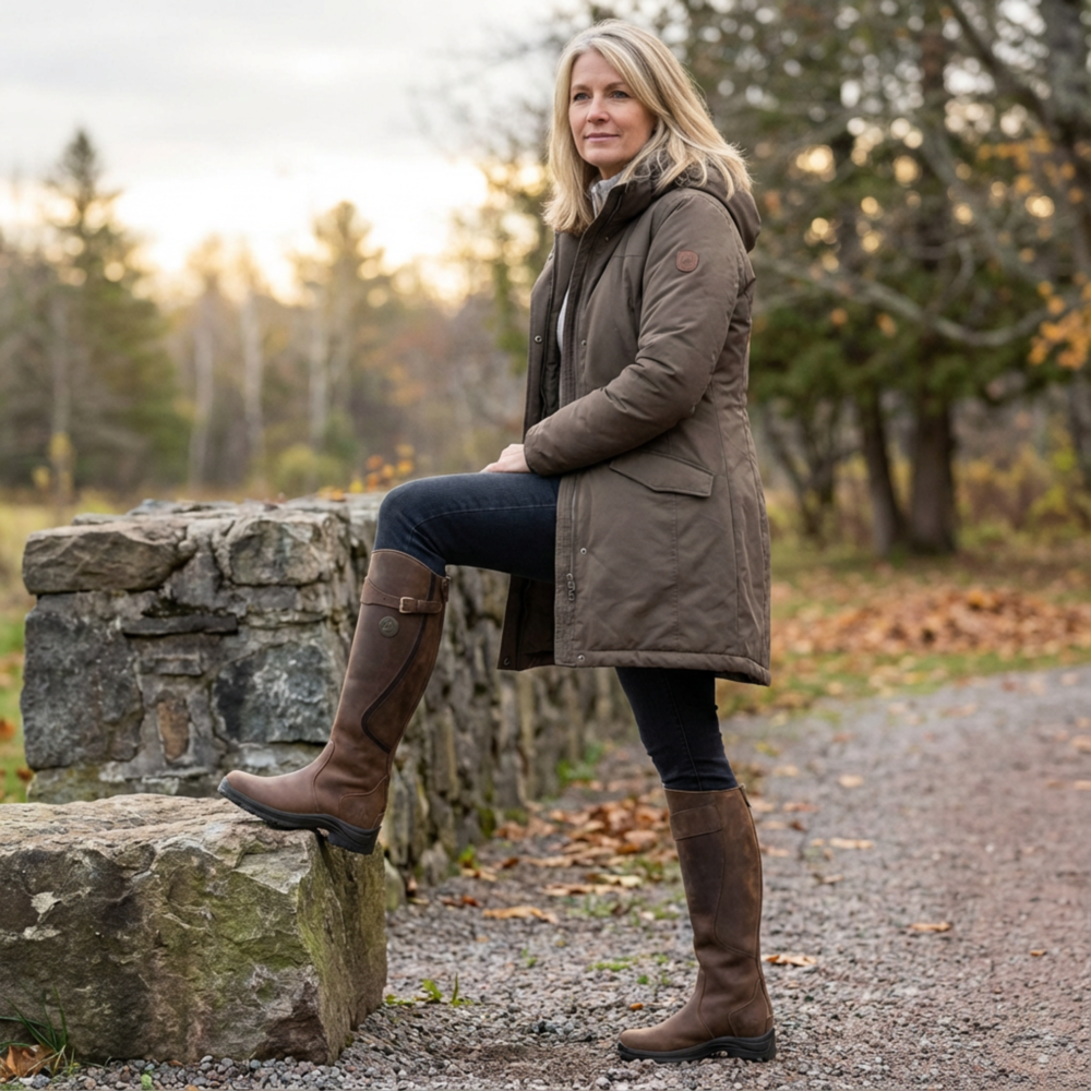 Keshia – Wasserdichte Lederstiefel
