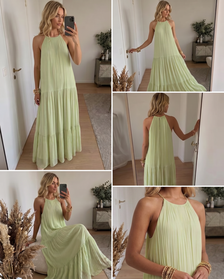 Frazier – Ärmelloses Maxikleid mit Falten