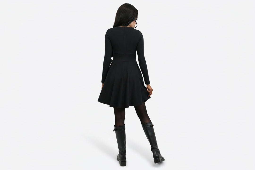 Nylaya – Modisches Skort-Kleid