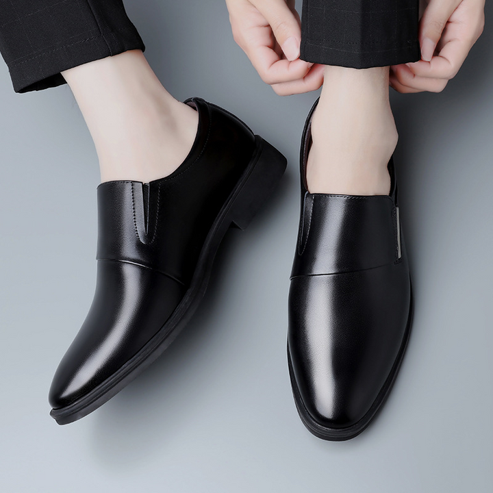 Hader – Leder-Loafer Mit Spitzer Zehenpartie