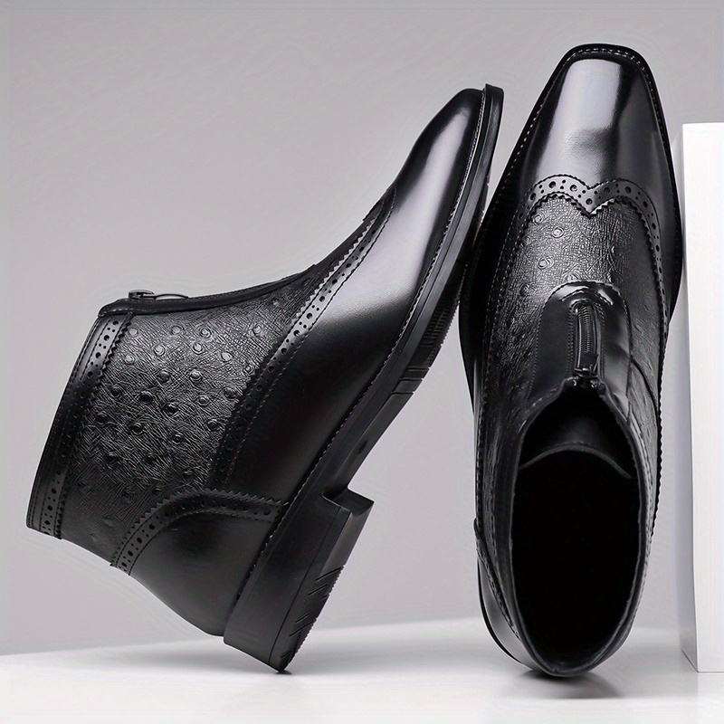 Butler – Lederstiefel Mit Reißverschluss