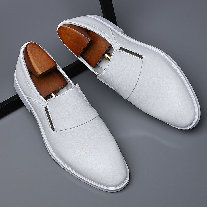 Hader – Leder-Loafer Mit Spitzer Zehenpartie