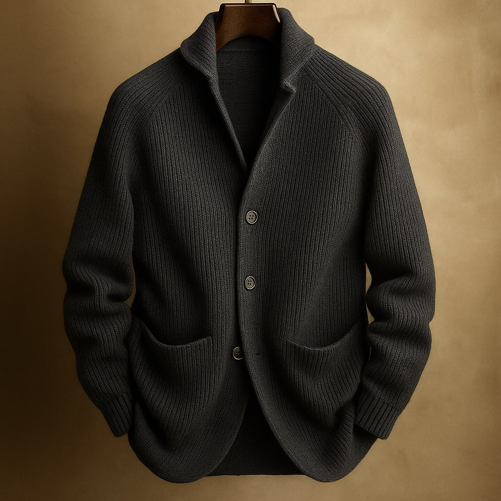 Lannister – Gerippter Wollcardigan