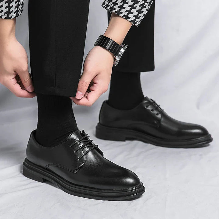 Kian – Schnürschuhe Aus Leder