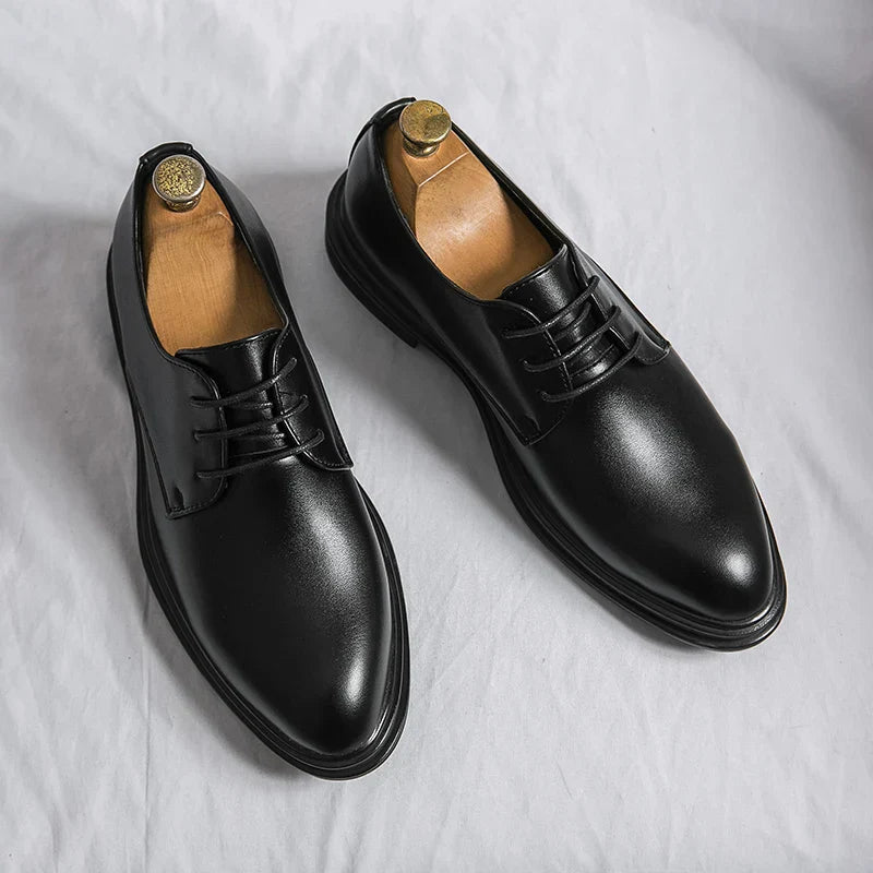Kian – Schnürschuhe Aus Leder