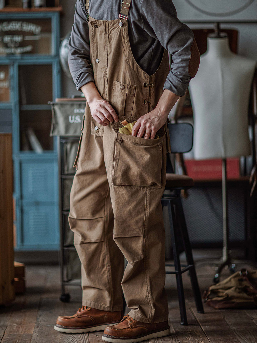 Ashton - Canvas Overalls