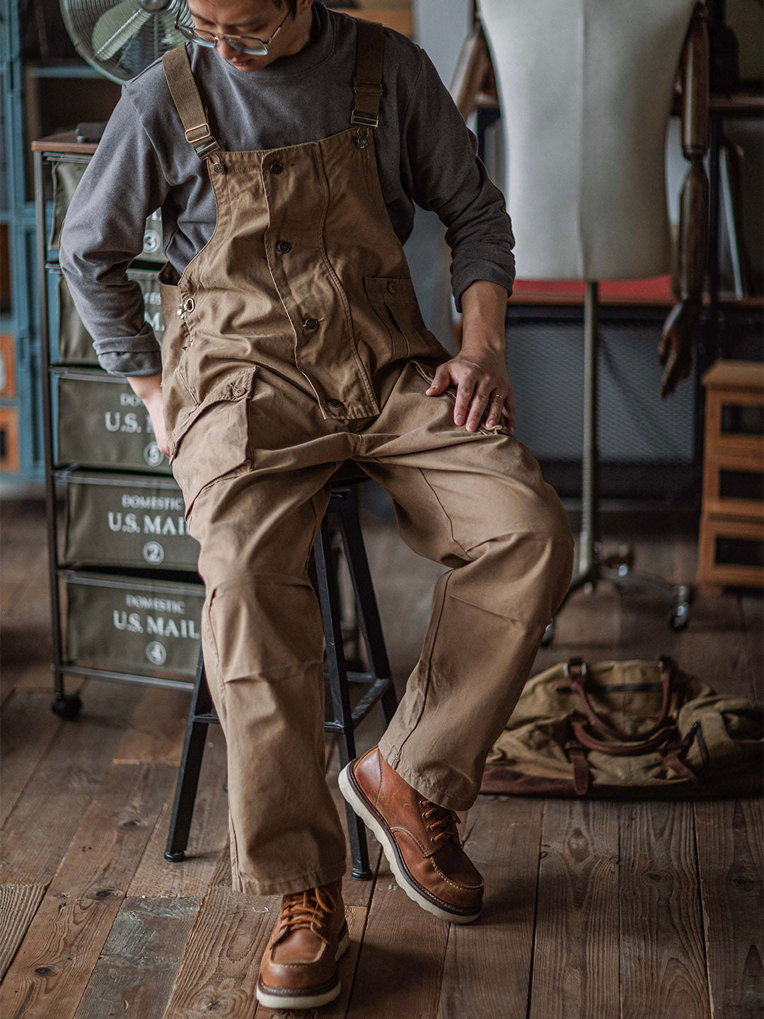 Ashton - Canvas Overalls