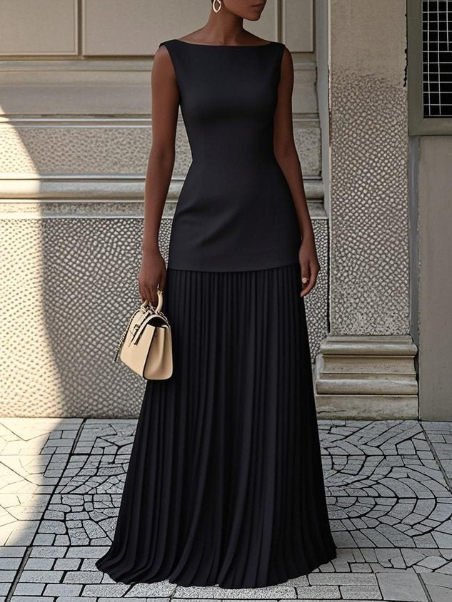 Ndilokelwa - Maxi Kleid Mit Falten