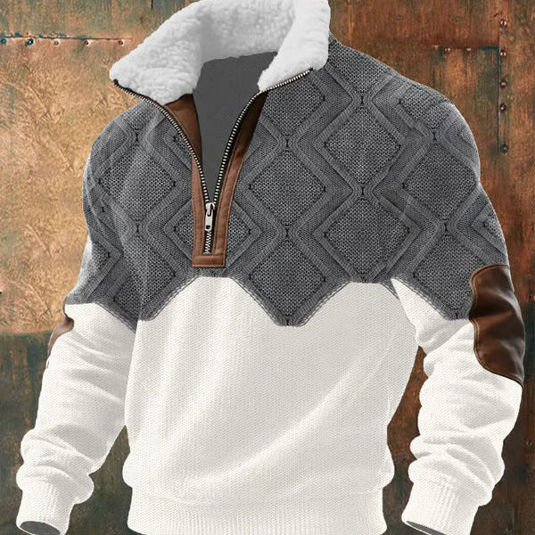 Naushad - Warmer Pullover Mit Hohem Kragen