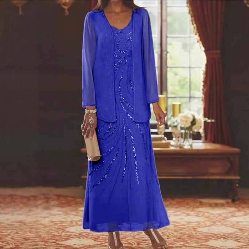 Jungmin - Chiffon Kleid Set