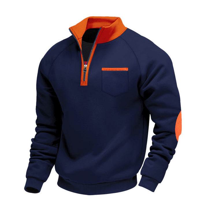 Eoghan – Fleece-Sweatshirt Mit Viertelreißverschluss