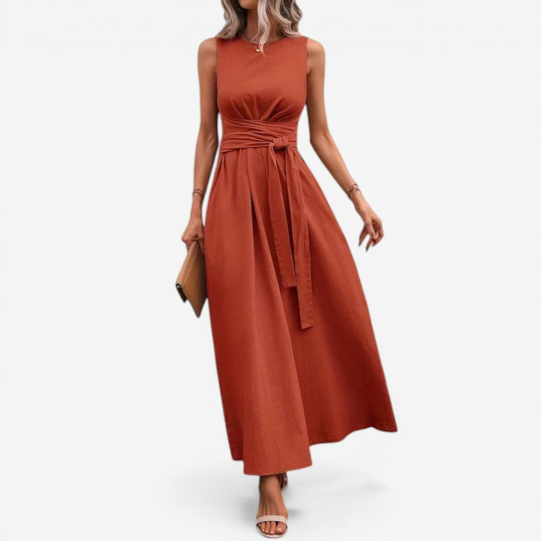 Tilina – Lässiges, ärmelloses Kleid Mit Gebundenem Rücken