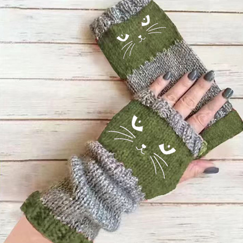 CozyPaws – Warme Handschuhe mit Cartoon-Motiv