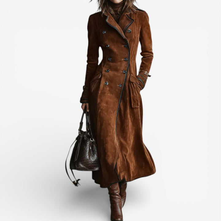 Ingeborg – Wildleder Trenchcoat