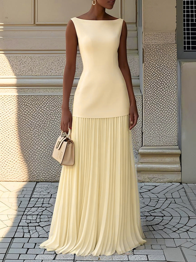 Ndilokelwa - Maxi Kleid Mit Falten