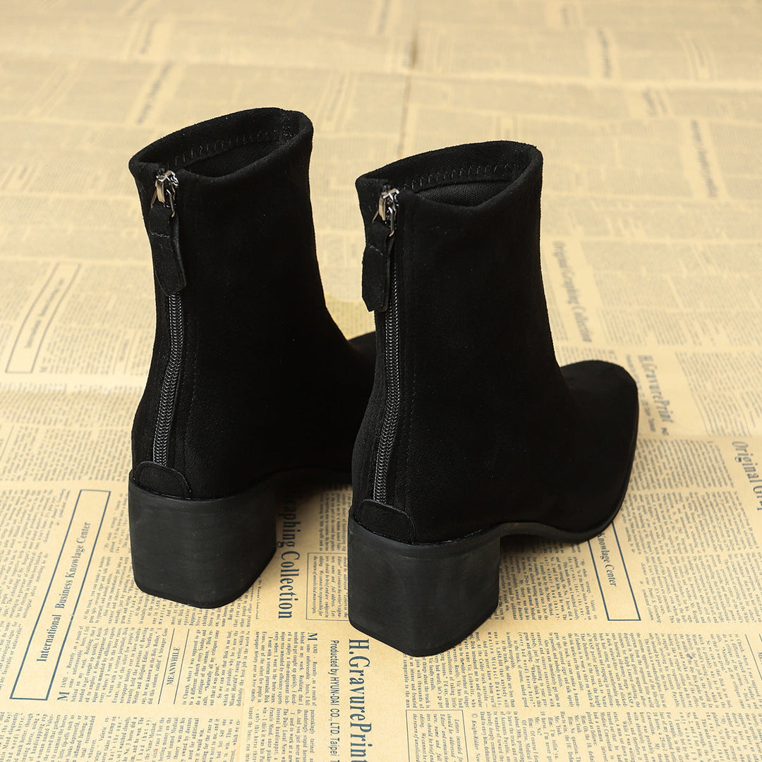 Sheley – Elegante Stiefeletten Aus Wildleder