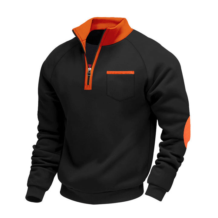 Eoghan – Fleece-Sweatshirt Mit Viertelreißverschluss