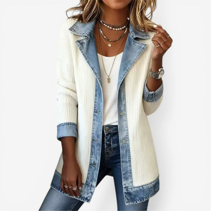 Sunna - Jeansjacke Aus Verschiedenen Denim Stoffen