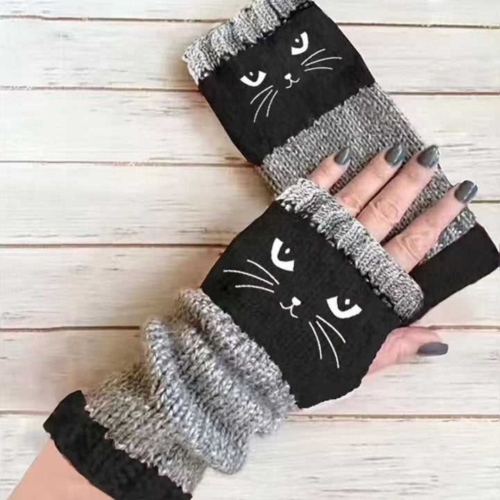 CozyPaws – Warme Handschuhe mit Cartoon-Motiv