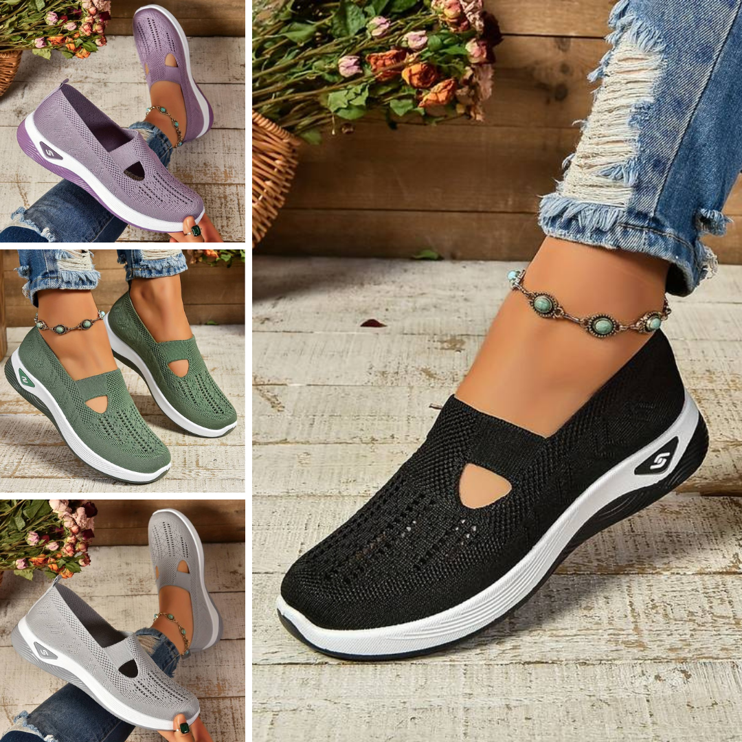 Haniya – Atmungsaktive Slip-On Turnschuh Aus Strick