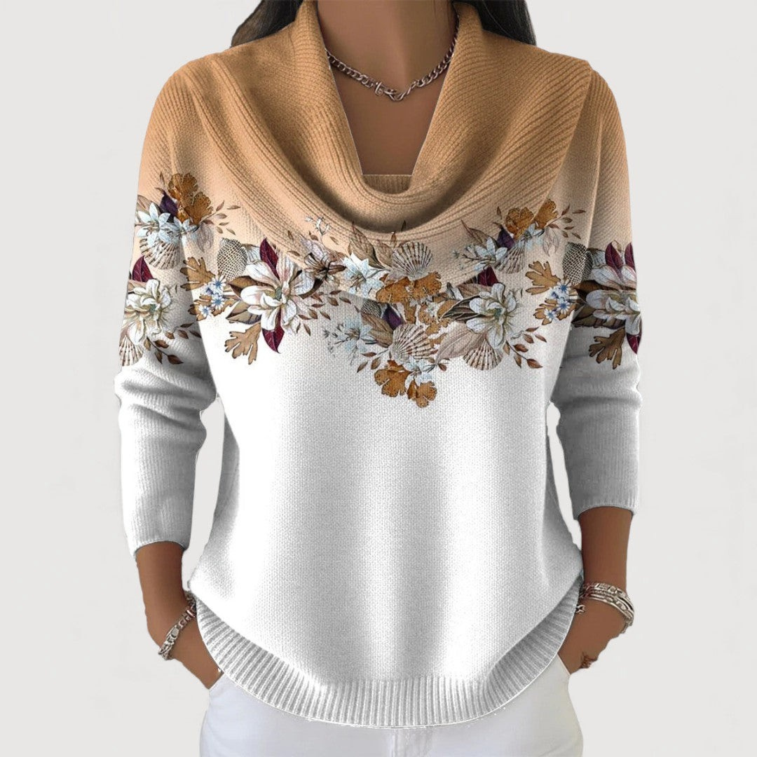 Ritika – Pullover Mit Blumenmuster Und Weichem Ausschnitt