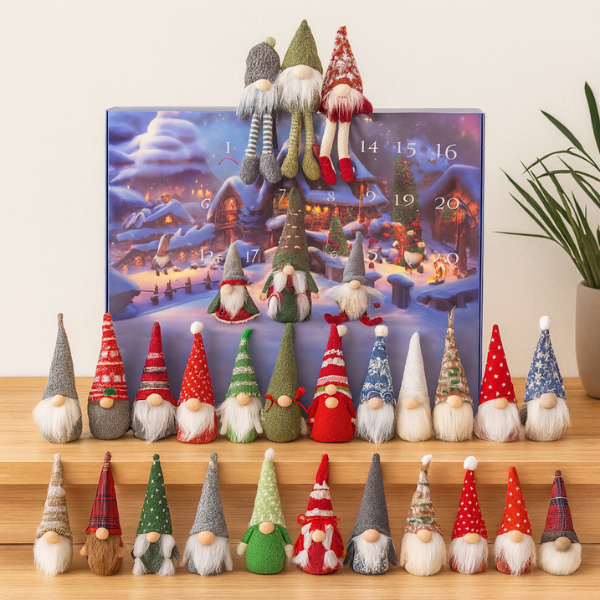 FestiveCharm – Weihnachten Gnom Adventskalender