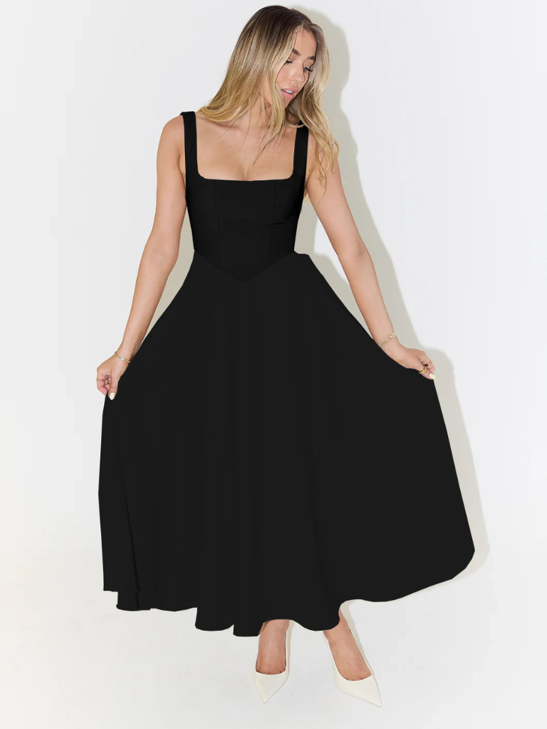 Nangula - Elegantes Kleid Aus Rayon