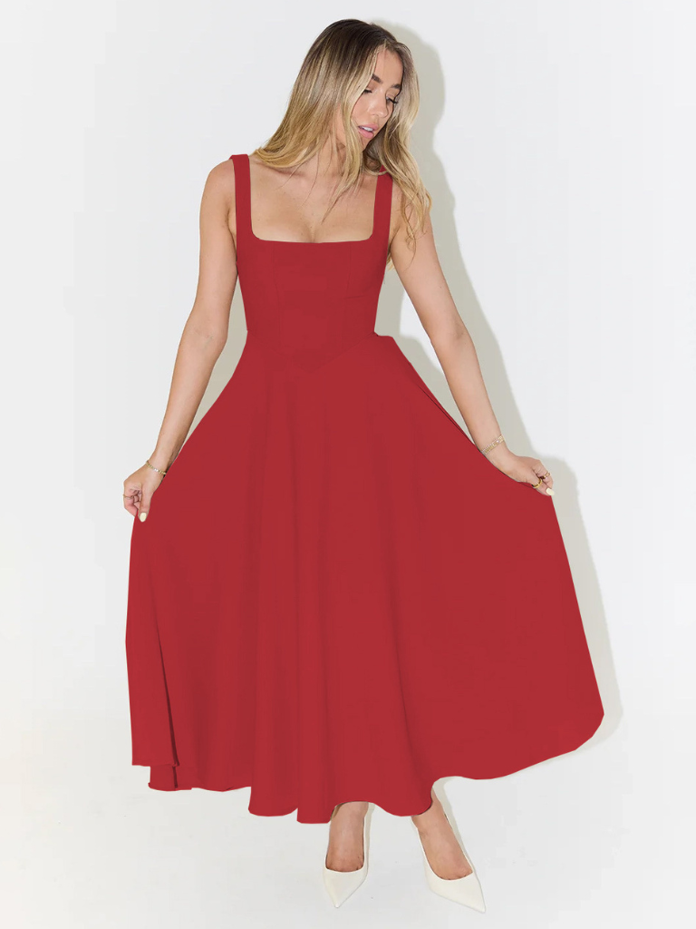 Nangula - Elegantes Kleid Aus Rayon