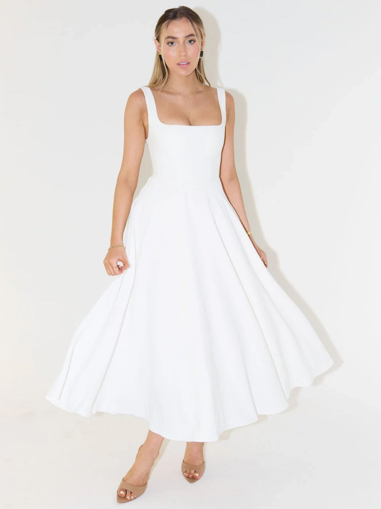Nangula - Elegantes Kleid Aus Rayon