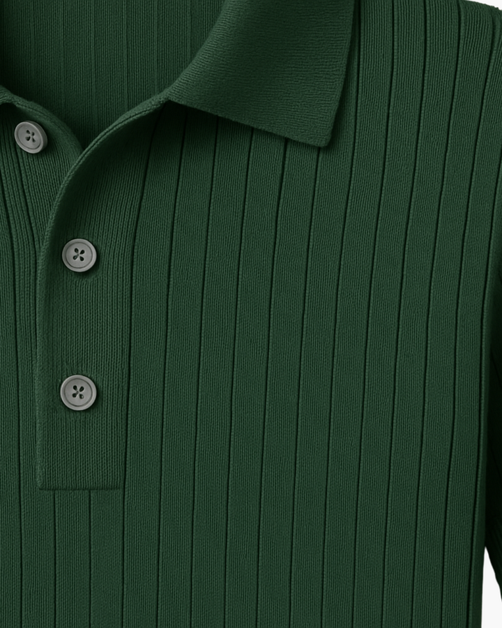 Donte - Kurzärmeliges Gestricktes Polo Hemd