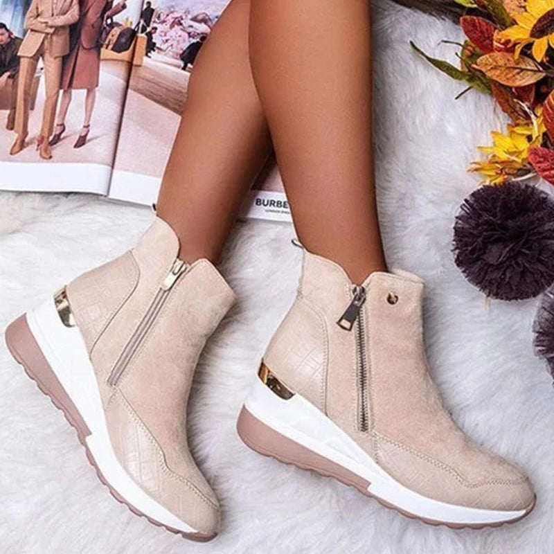 Niniane - Orthopädischer Knöchelstiefel Mit Seitlichem Reißverschluss