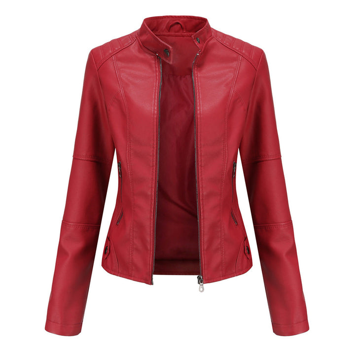 Hanneke - Stylische Leder Jacke