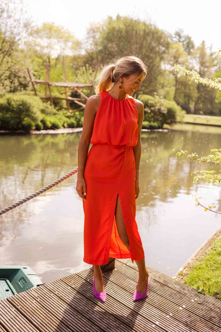 Beulah – Modisches Armelloses Midi Kleid