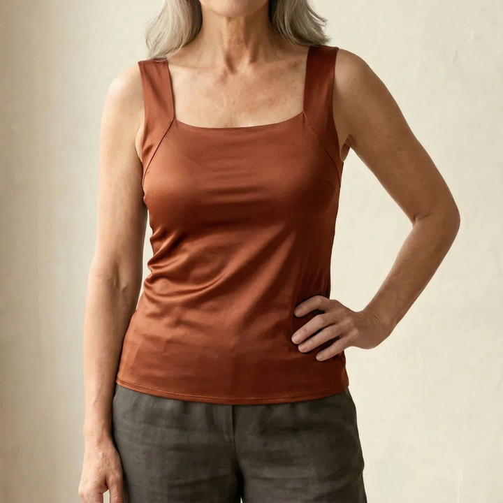 Neda - Ärmelloses Tanktop Mit Quadratischem Ausschnitt