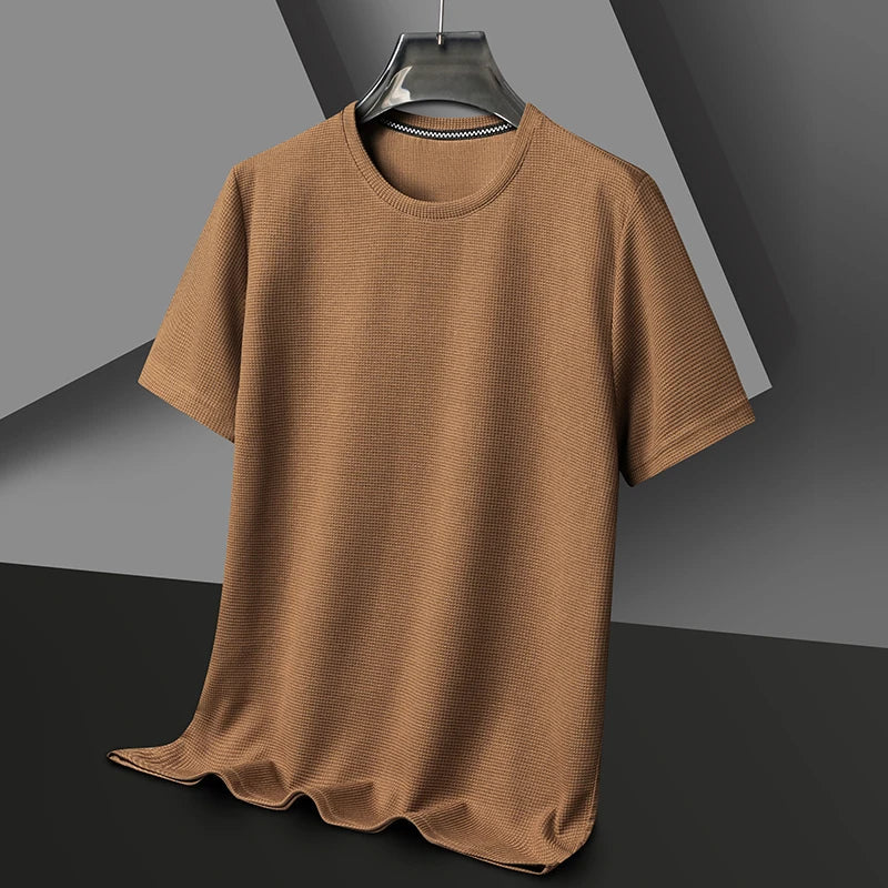 Michalis - Elegantes Kurzarm-T- Hemd