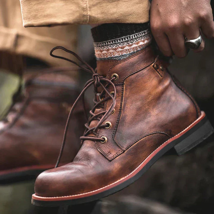 Kevine - Vintage Lederstiefel