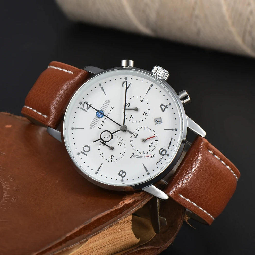 Endrit – Klassischer Timer Mit Lederband