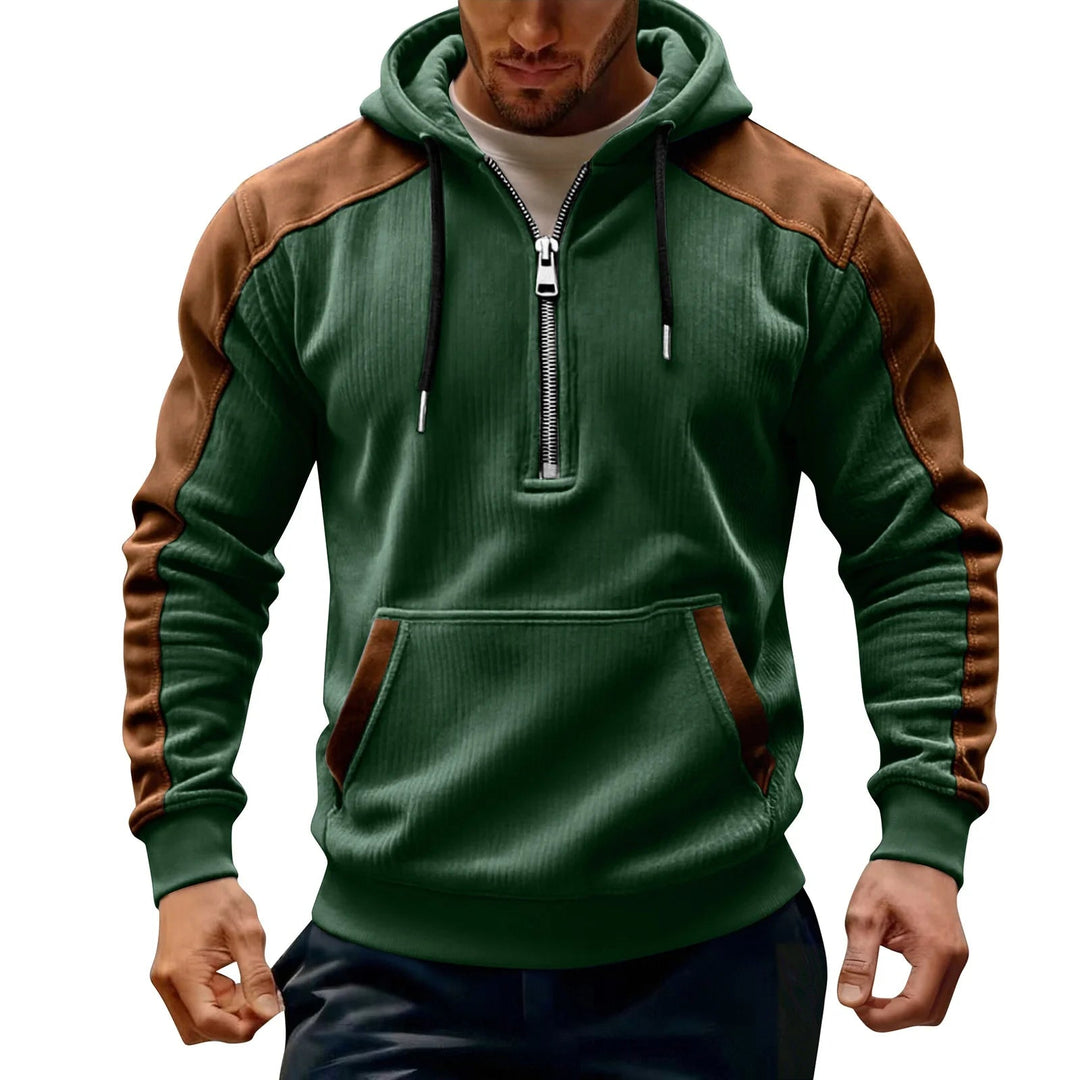 Aksel – Langarmpullover Mit Reißverschluss