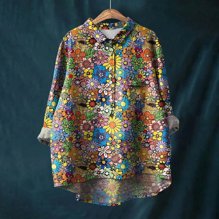 Juliette - Klassische Blusen mit Blumenmuster