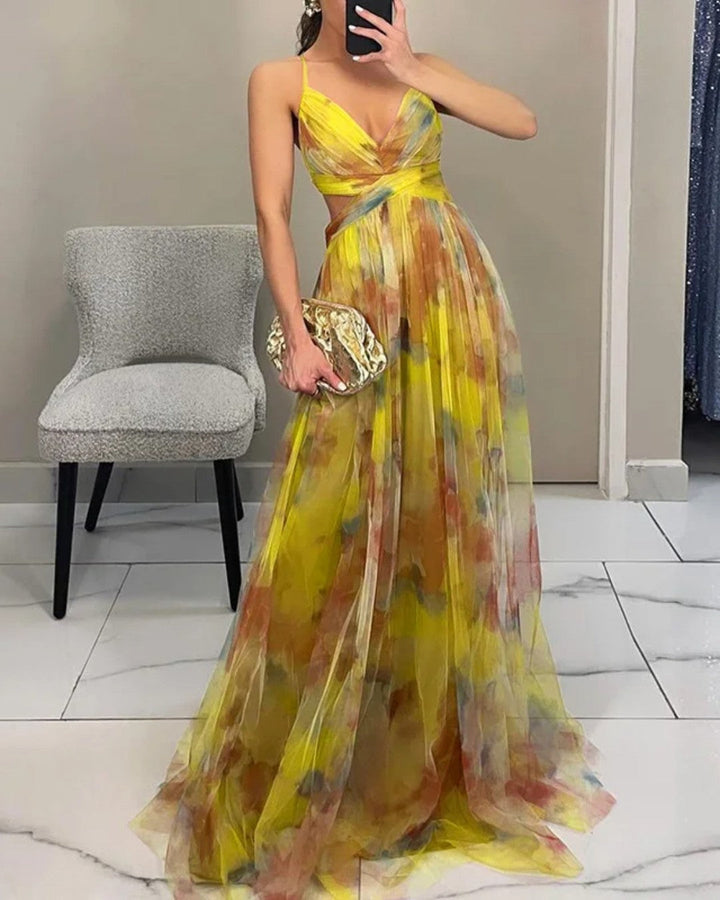 Tunika – Maxikleid Mit Blumenmuster