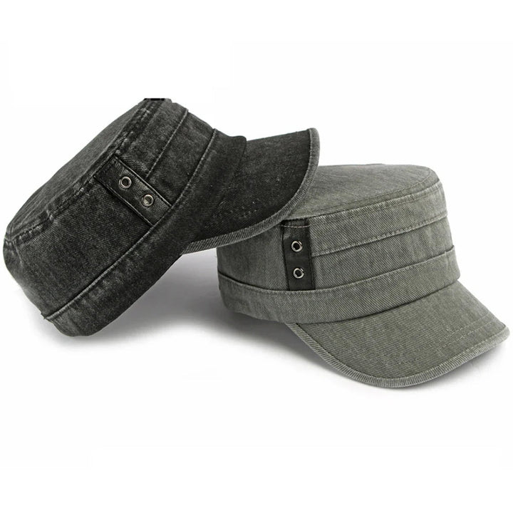 Salih – Jeans-Kappe Mit Schnallenriemen