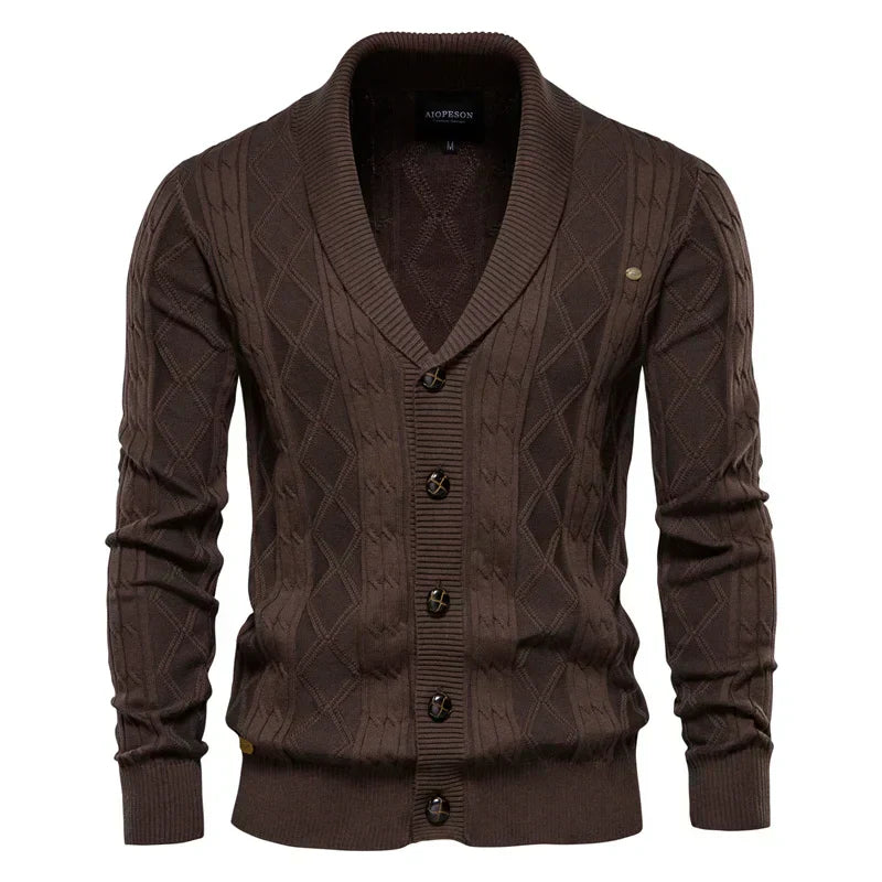 Janusz - Knopfleiste Strick Jacke