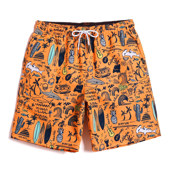 Tobey – Strandshorts Mit Tropischem Print