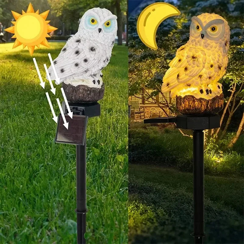 SolarOwl – Solarbetriebene Eulen Gartenlampe