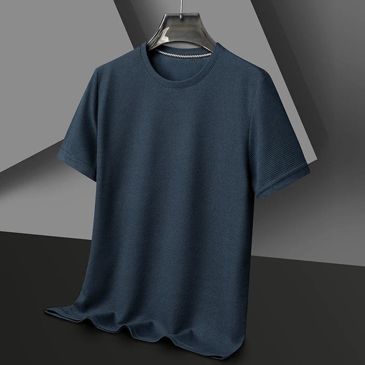 Michalis - Elegantes Kurzarm-T- Hemd