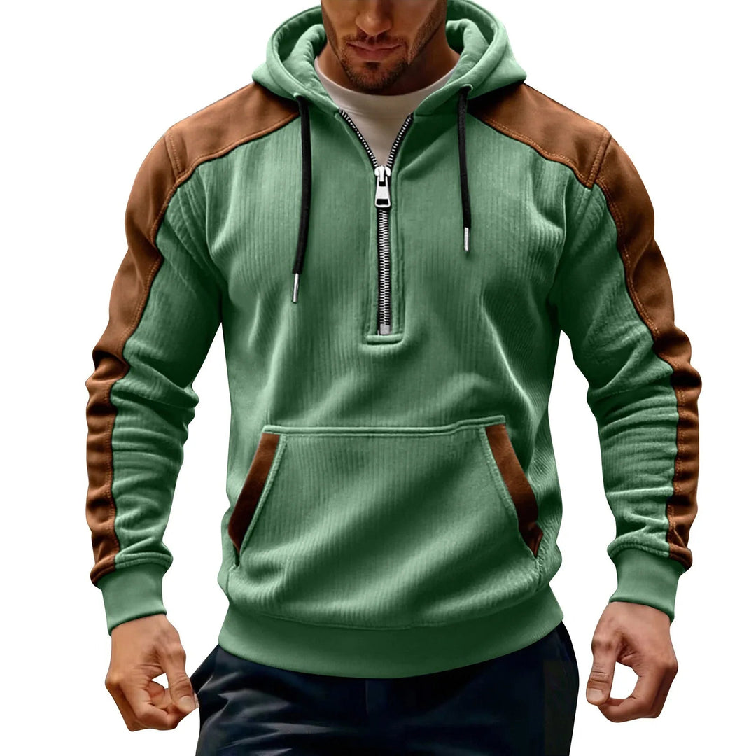 Aksel – Langarmpullover Mit Reißverschluss