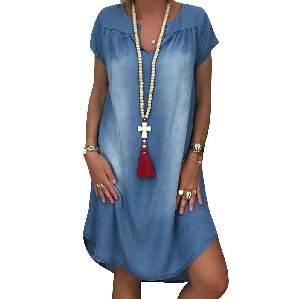 Alicja – Lässiges Sommerkleid aus Denim