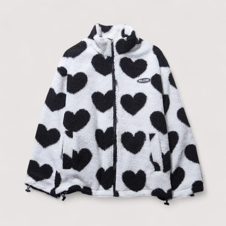 Gerina – Wendejacke Mit Herzmuster