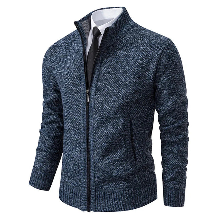 Yitzhak - Lässige Strickjacke Mit Stehkragen