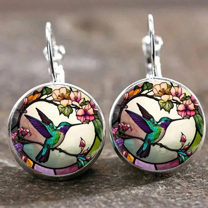 WingAura – Kolibri-Anhänger mit Glaskuppel